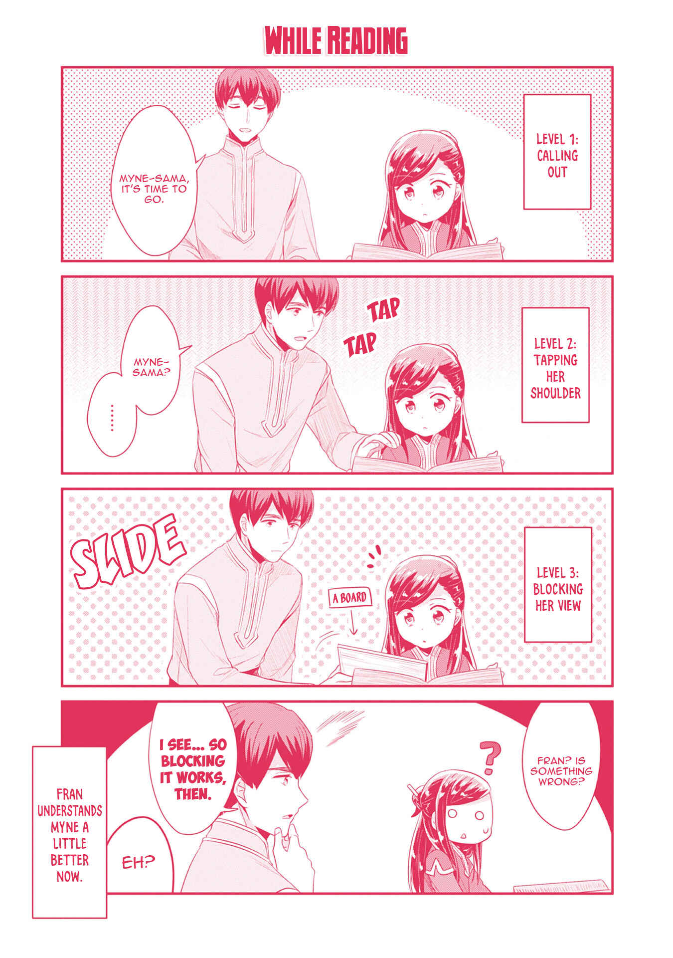 Page 11 Chapter 9.5 Honzuki no Gekokujou: Shisho ni Naru Tame ni wa Shudan o Erandeiraremasen—Dai 2-bu: Hon no Tamenara Miko ni Naru!