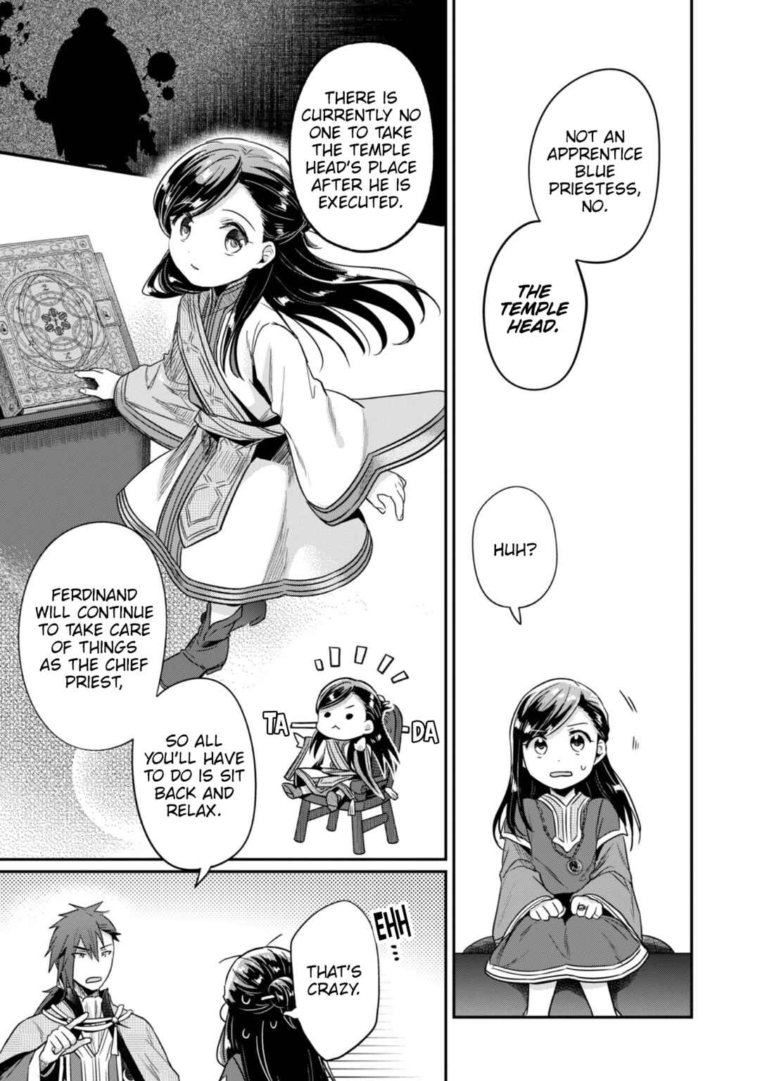 Page 22 Chapter 62 Honzuki no Gekokujou: Shisho ni Naru Tame ni wa Shudan o Erandeiraremasen—Dai 2-bu: Hon no Tamenara Miko ni Naru!