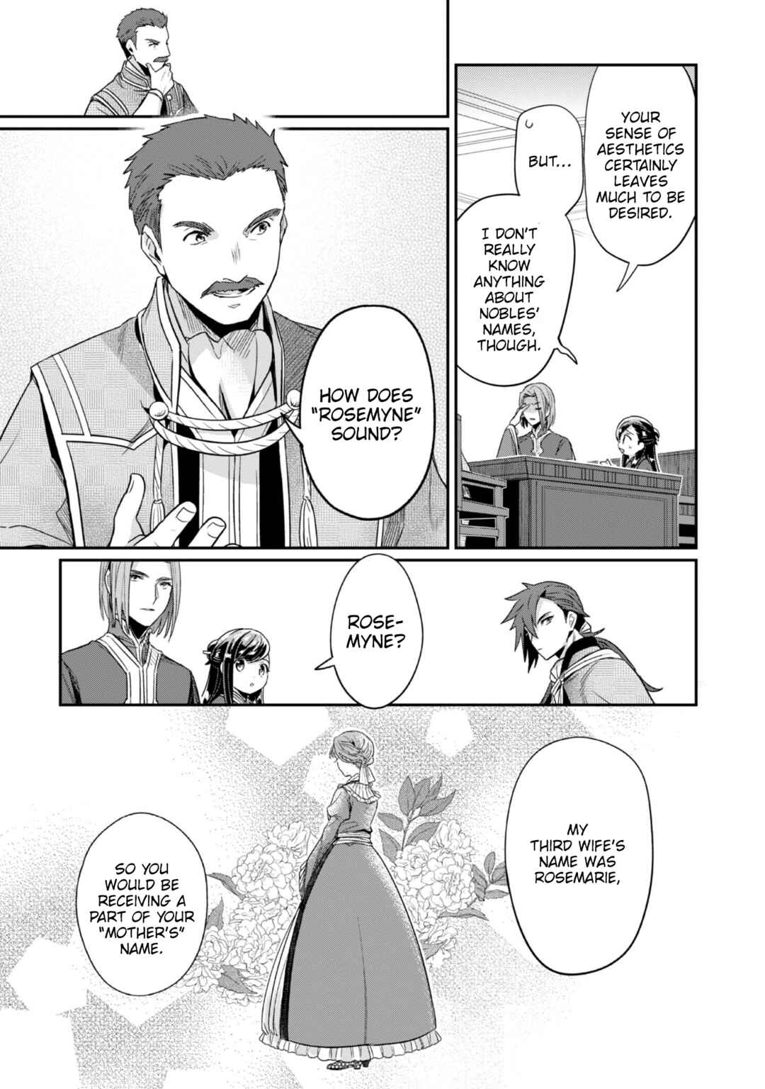Page 26 Chapter 62 Honzuki no Gekokujou: Shisho ni Naru Tame ni wa Shudan o Erandeiraremasen—Dai 2-bu: Hon no Tamenara Miko ni Naru!