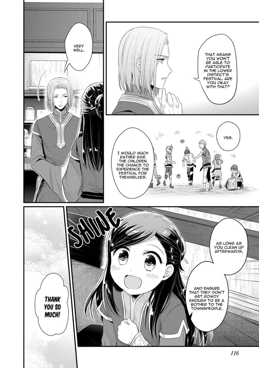 Page 11 Chapter 14 Honzuki no Gekokujou: Shisho ni Naru Tame ni wa Shudan o Erandeiraremasen—Dai 2-bu: Hon no Tamenara Miko ni Naru!