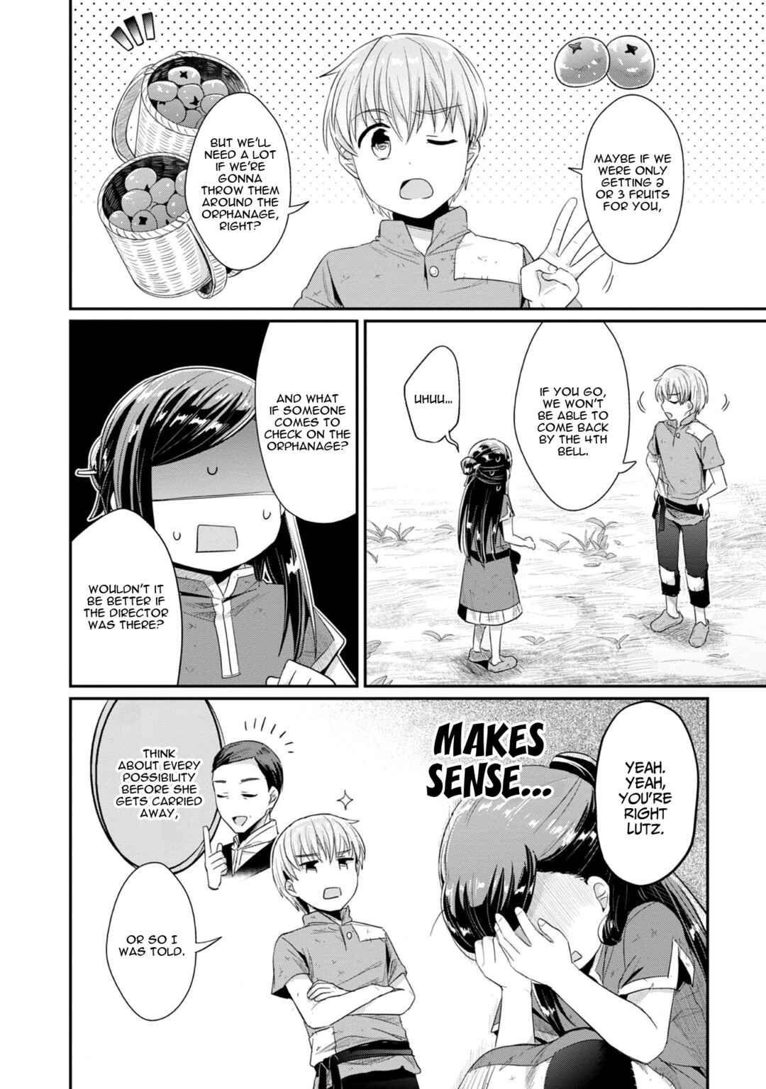 Page 13 Chapter 14 Honzuki no Gekokujou: Shisho ni Naru Tame ni wa Shudan o Erandeiraremasen—Dai 2-bu: Hon no Tamenara Miko ni Naru!