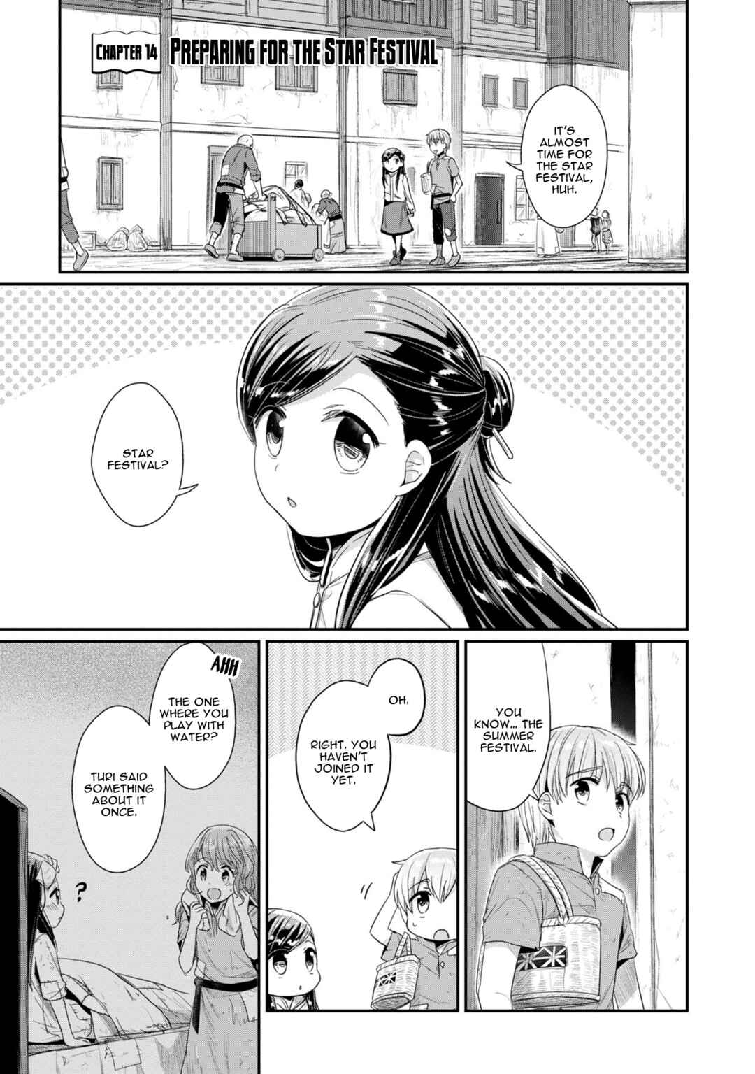 Page 2 Chapter 14 Honzuki no Gekokujou: Shisho ni Naru Tame ni wa Shudan o Erandeiraremasen—Dai 2-bu: Hon no Tamenara Miko ni Naru!