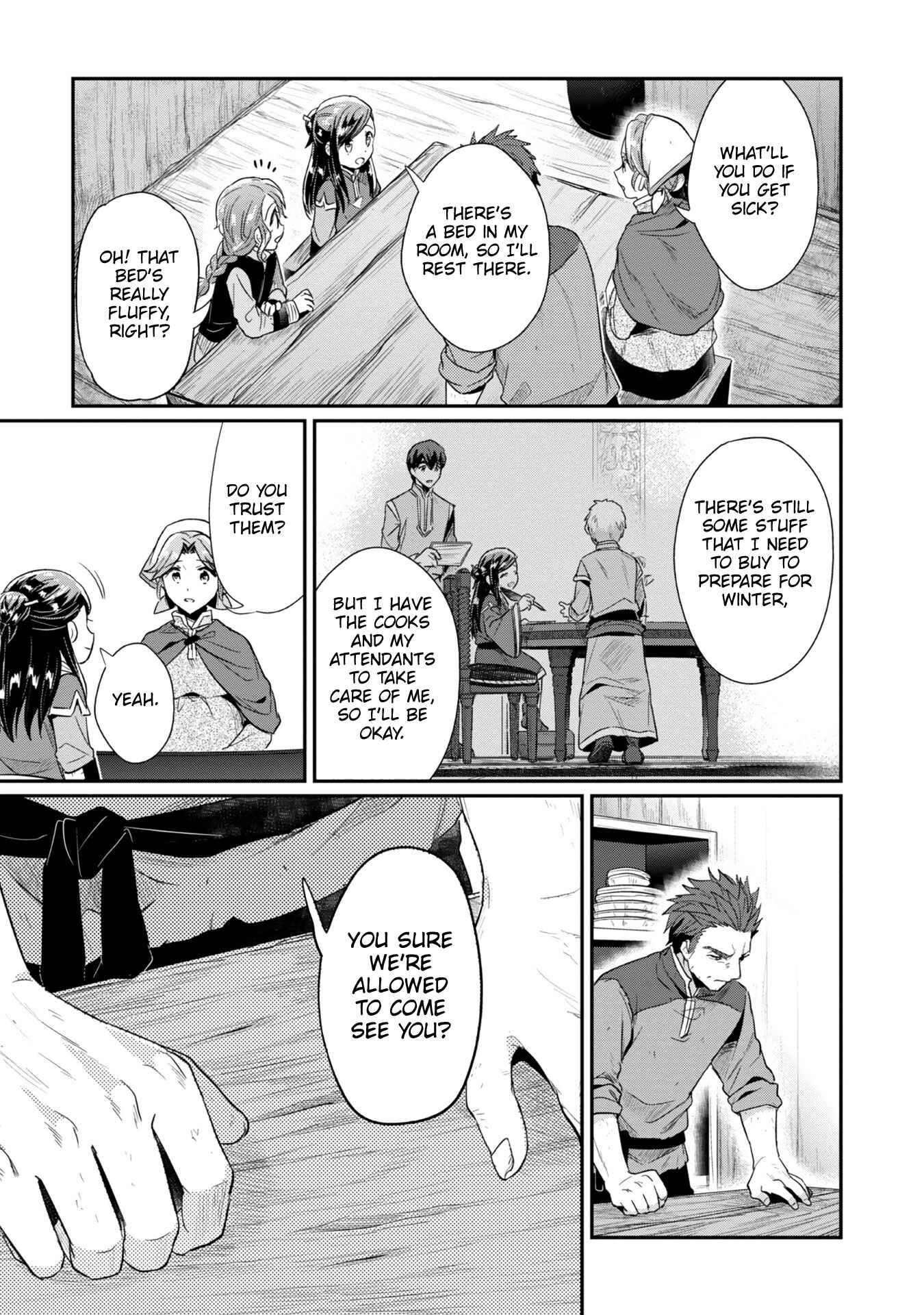 Page 30 Chapter 31 Honzuki no Gekokujou: Shisho ni Naru Tame ni wa Shudan o Erandeiraremasen—Dai 2-bu: Hon no Tamenara Miko ni Naru!
