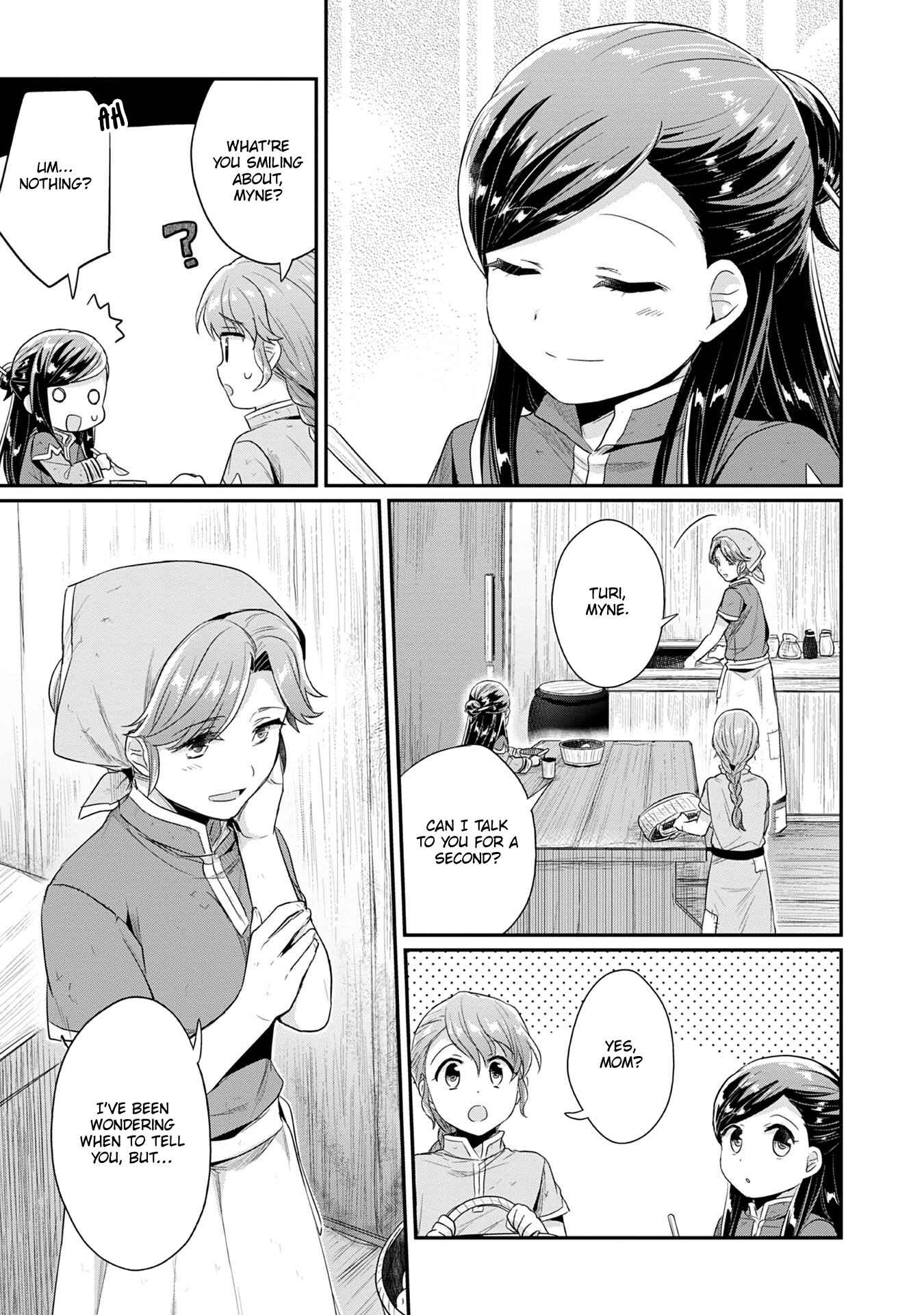 Page 4 Chapter 19 Honzuki no Gekokujou: Shisho ni Naru Tame ni wa Shudan o Erandeiraremasen—Dai 2-bu: Hon no Tamenara Miko ni Naru!