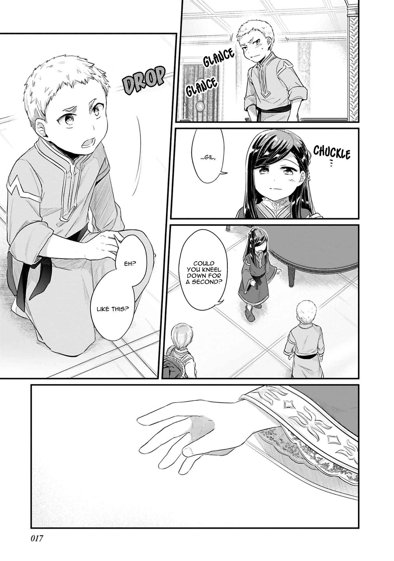 Page 19 Chapter 5 Honzuki no Gekokujou: Shisho ni Naru Tame ni wa Shudan o Erandeiraremasen—Dai 2-bu: Hon no Tamenara Miko ni Naru!