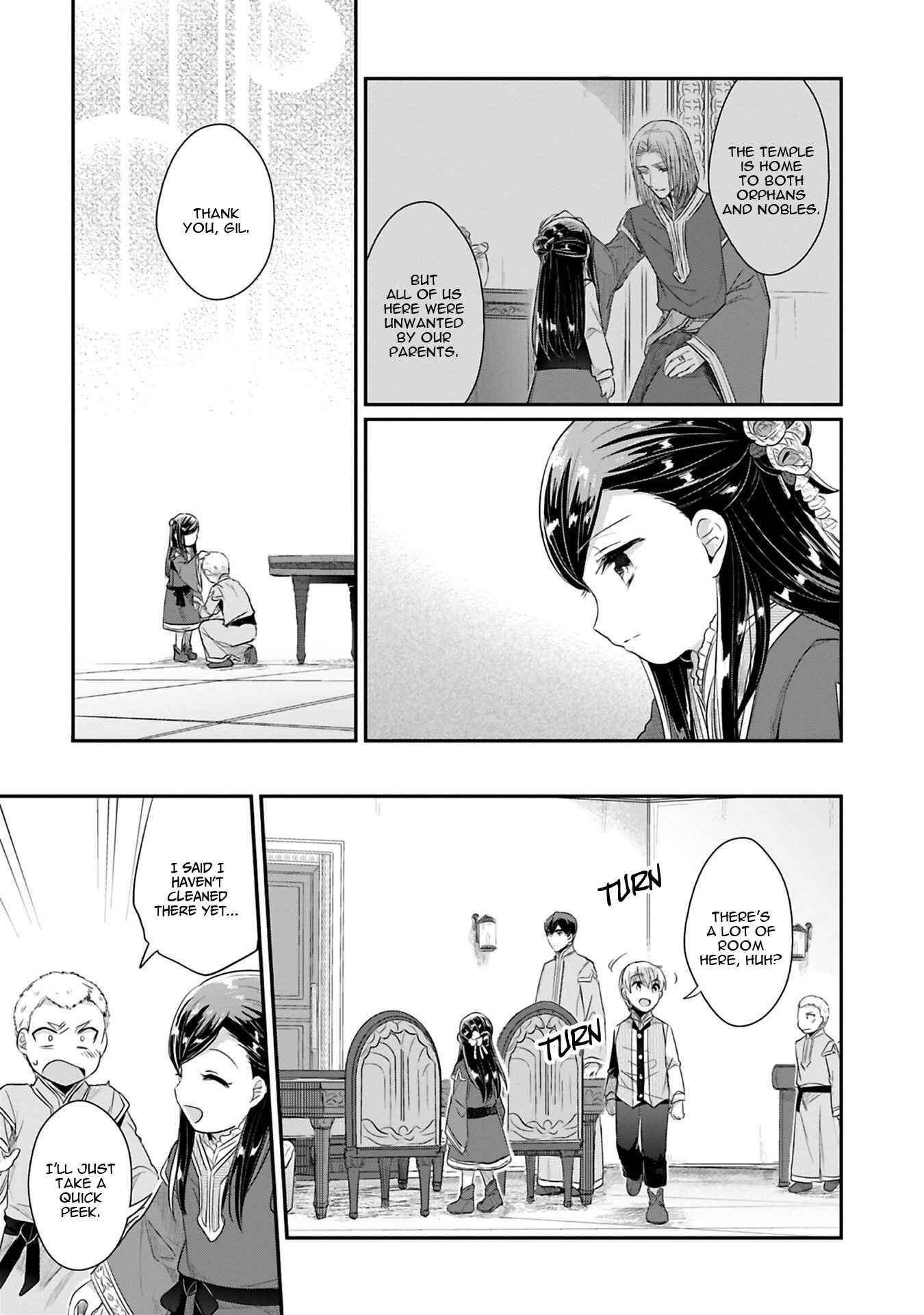 Page 23 Chapter 5 Honzuki no Gekokujou: Shisho ni Naru Tame ni wa Shudan o Erandeiraremasen—Dai 2-bu: Hon no Tamenara Miko ni Naru!