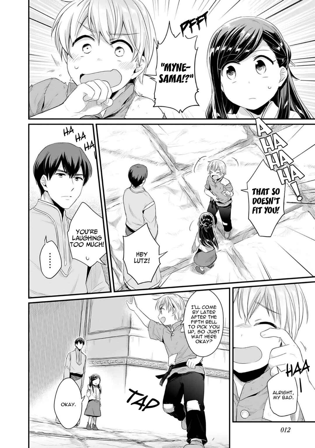 Page 13 Chapter 1 Honzuki no Gekokujou: Shisho ni Naru Tame ni wa Shudan o Erandeiraremasen—Dai 2-bu: Hon no Tamenara Miko ni Naru!