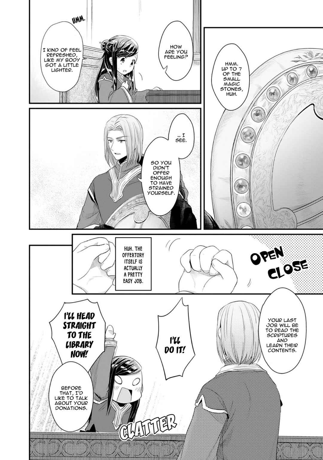 Page 33 Chapter 1 Honzuki no Gekokujou: Shisho ni Naru Tame ni wa Shudan o Erandeiraremasen—Dai 2-bu: Hon no Tamenara Miko ni Naru!