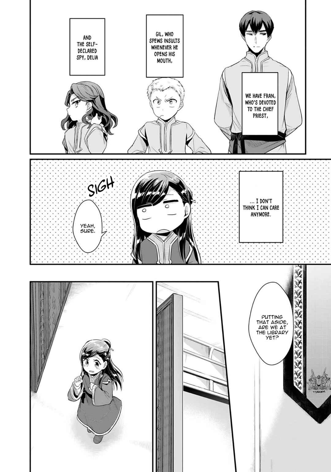 Page 37 Chapter 1 Honzuki no Gekokujou: Shisho ni Naru Tame ni wa Shudan o Erandeiraremasen—Dai 2-bu: Hon no Tamenara Miko ni Naru!