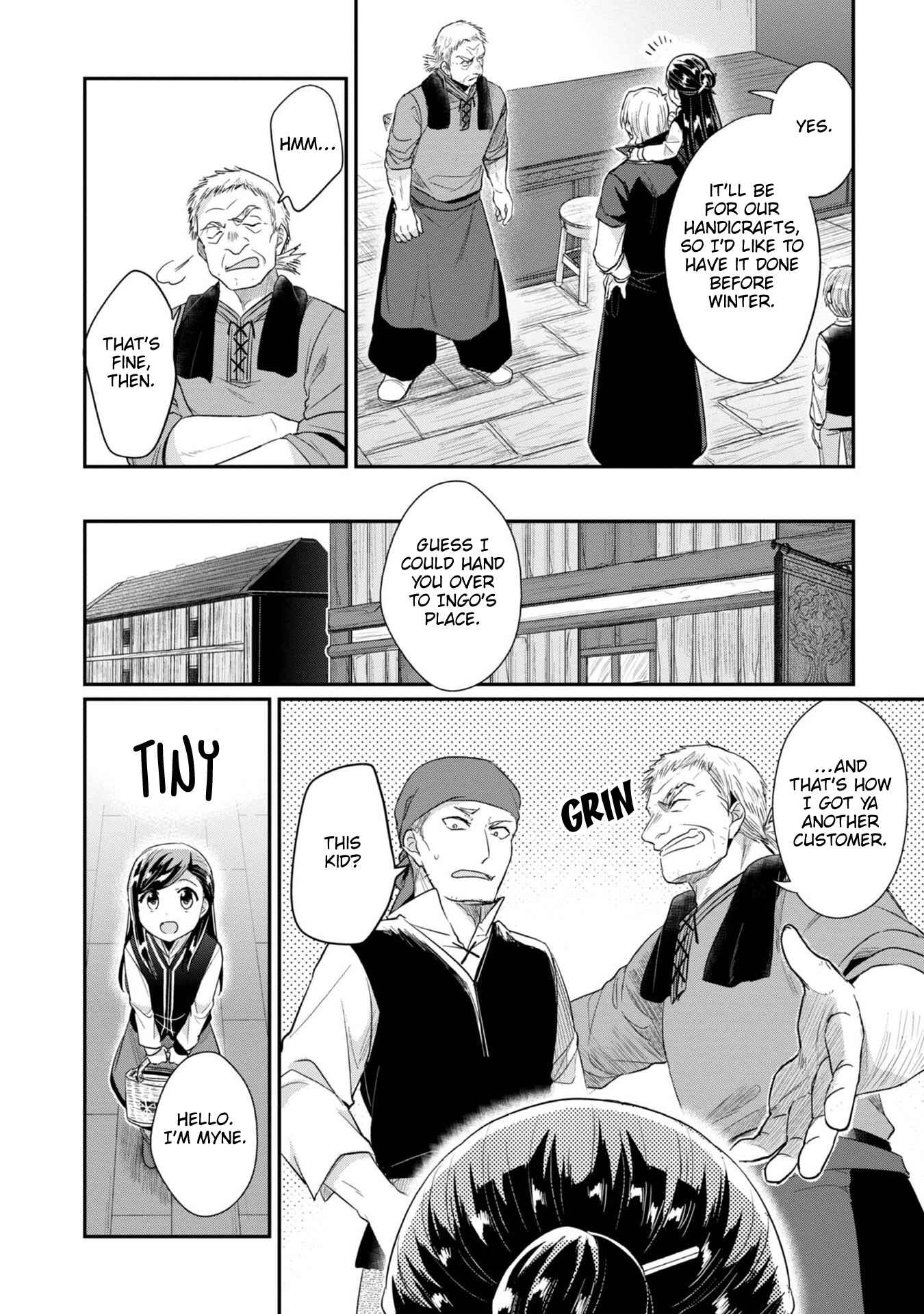 Page 20 Chapter 26 Honzuki no Gekokujou: Shisho ni Naru Tame ni wa Shudan o Erandeiraremasen—Dai 2-bu: Hon no Tamenara Miko ni Naru!