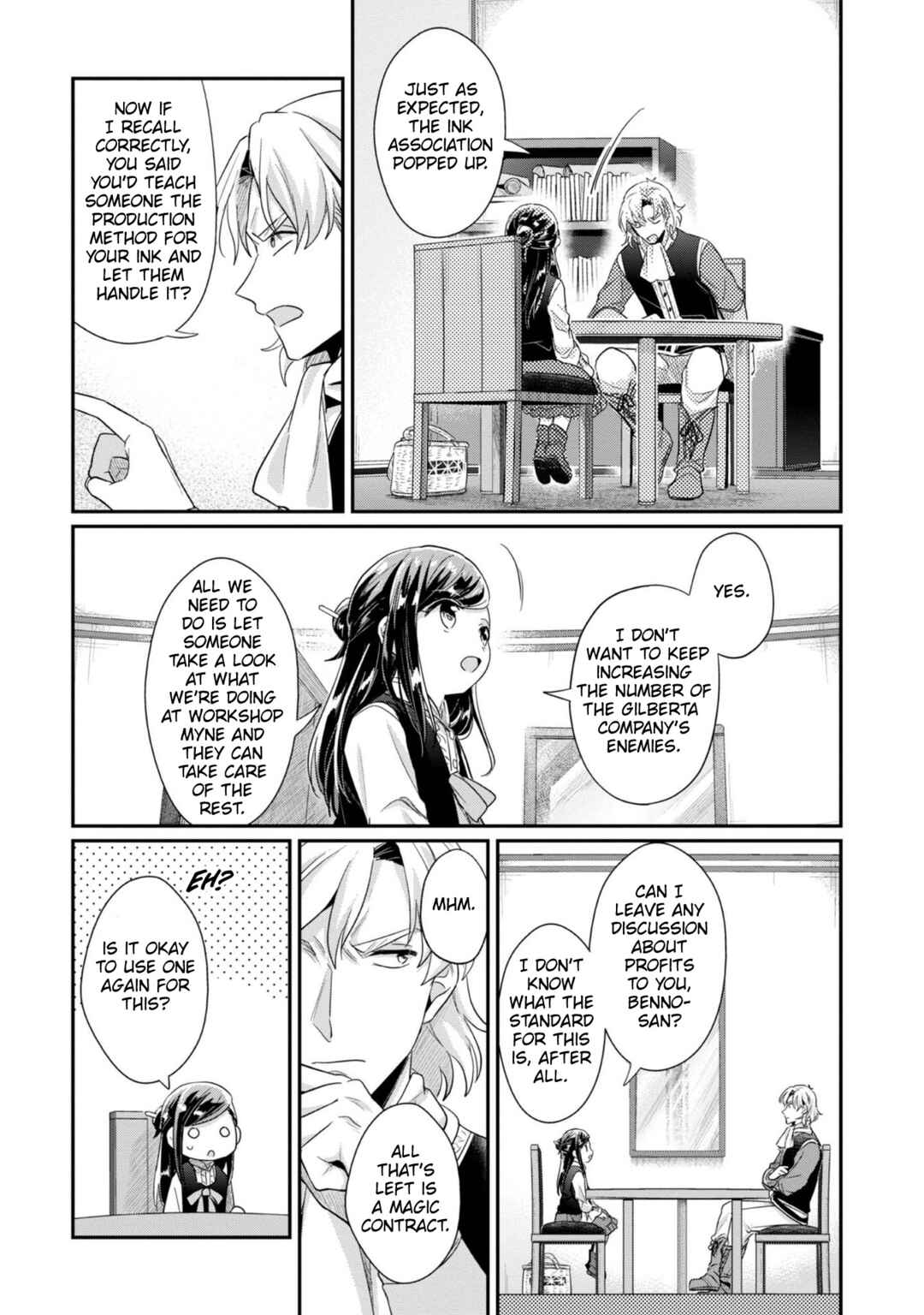 Page 14 Chapter 40 Honzuki no Gekokujou: Shisho ni Naru Tame ni wa Shudan o Erandeiraremasen—Dai 2-bu: Hon no Tamenara Miko ni Naru!