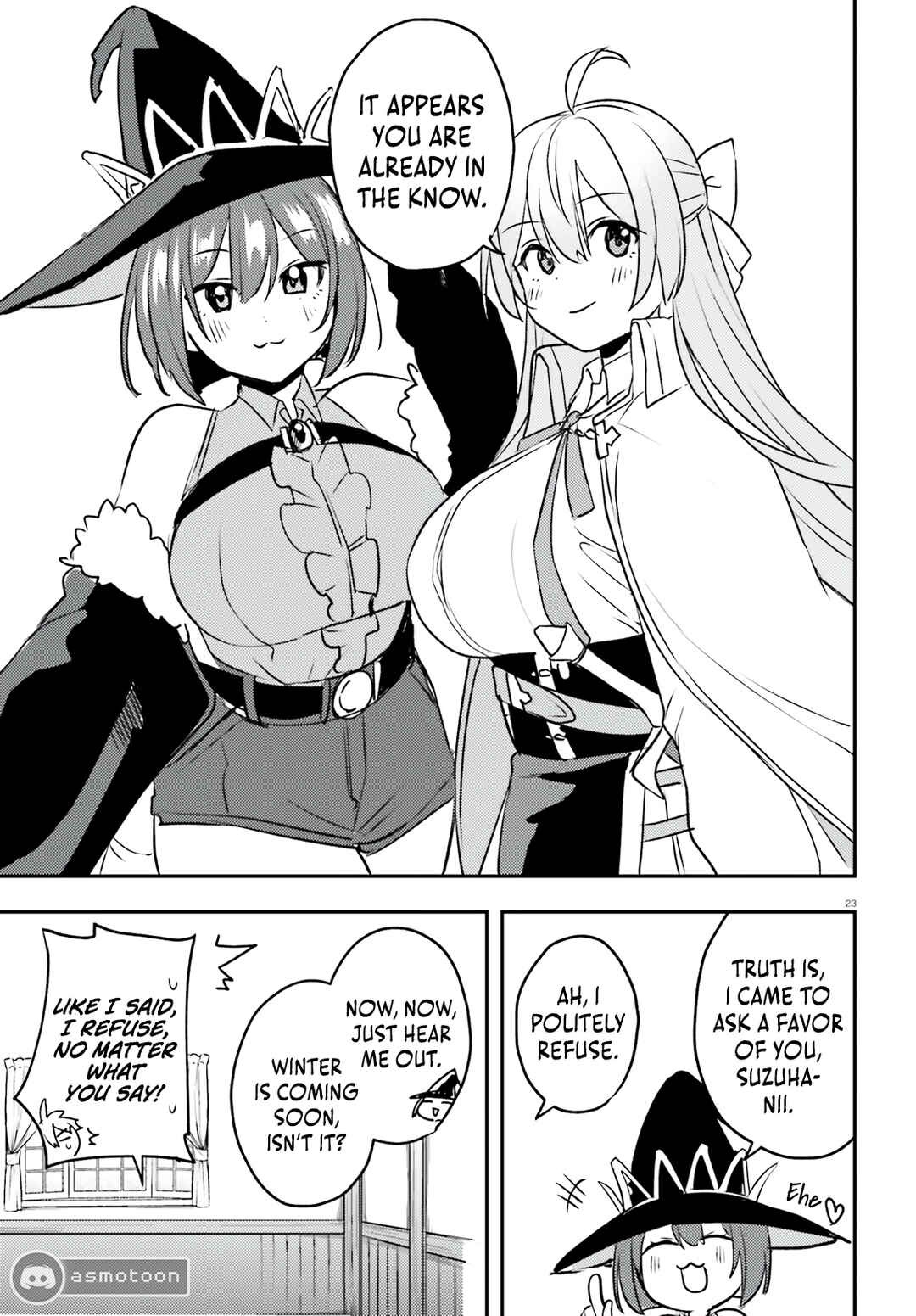 Page 23 Chapter 14 Imouto ga Onna Kishi Gakuen ni Nyuugaku Shitara Naze ka Kyuukoku no Eiyuu ni narimashita. Boku ga.