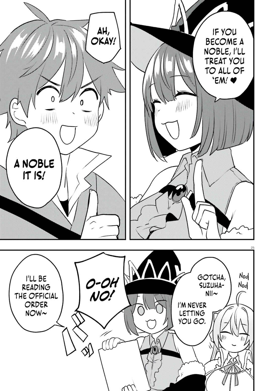 Page 25 Chapter 14 Imouto ga Onna Kishi Gakuen ni Nyuugaku Shitara Naze ka Kyuukoku no Eiyuu ni narimashita. Boku ga.