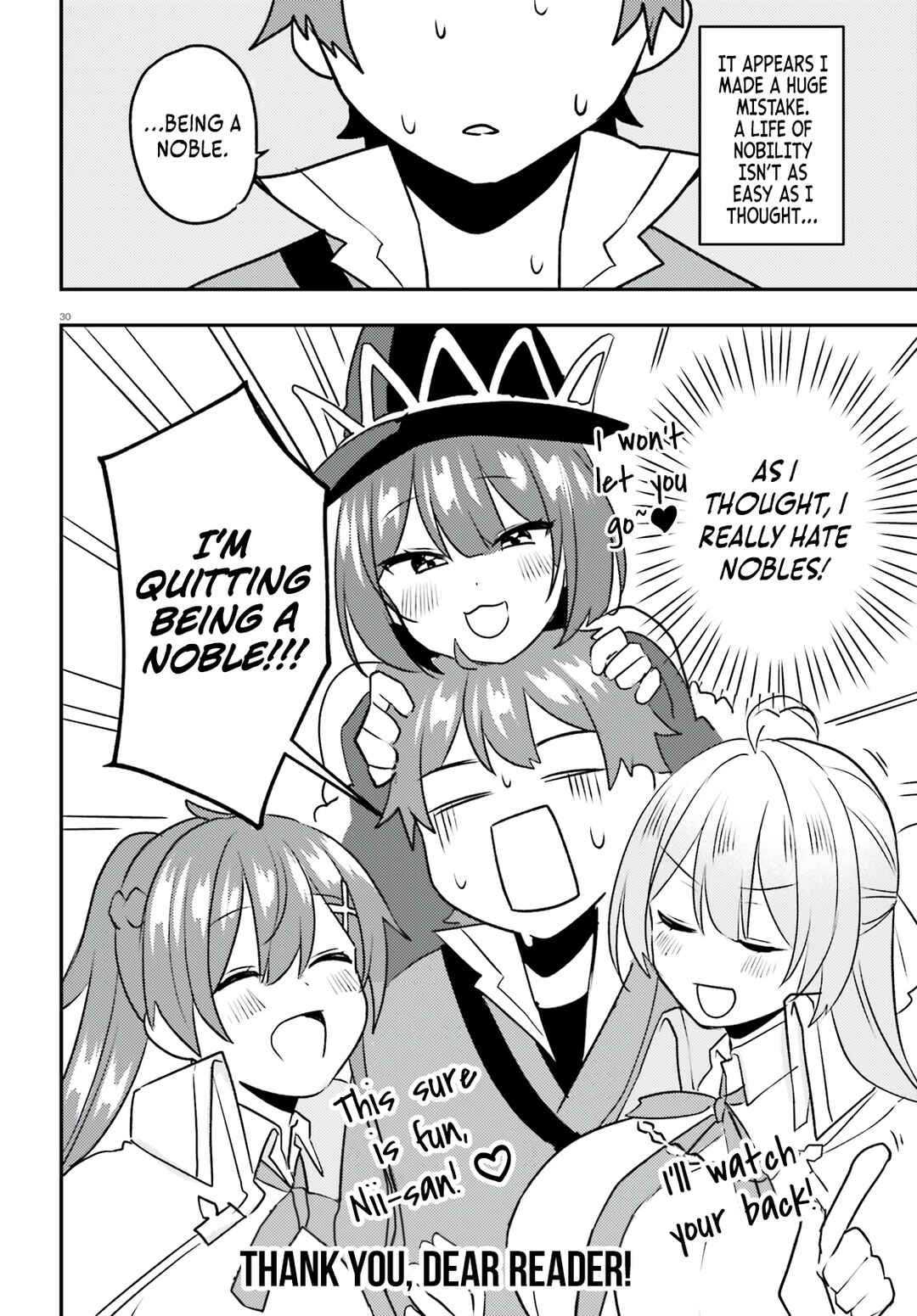 Page 30 Chapter 14 Imouto ga Onna Kishi Gakuen ni Nyuugaku Shitara Naze ka Kyuukoku no Eiyuu ni narimashita. Boku ga.