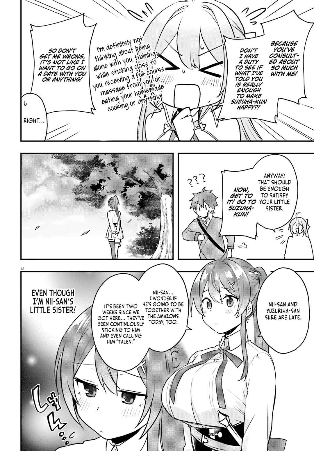 Page 13 Chapter 8 Imouto ga Onna Kishi Gakuen ni Nyuugaku Shitara Naze ka Kyuukoku no Eiyuu ni narimashita. Boku ga.