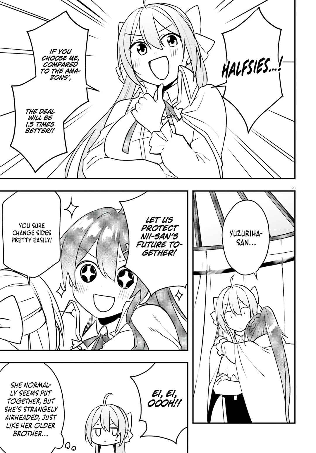 Page 24 Chapter 8 Imouto ga Onna Kishi Gakuen ni Nyuugaku Shitara Naze ka Kyuukoku no Eiyuu ni narimashita. Boku ga.