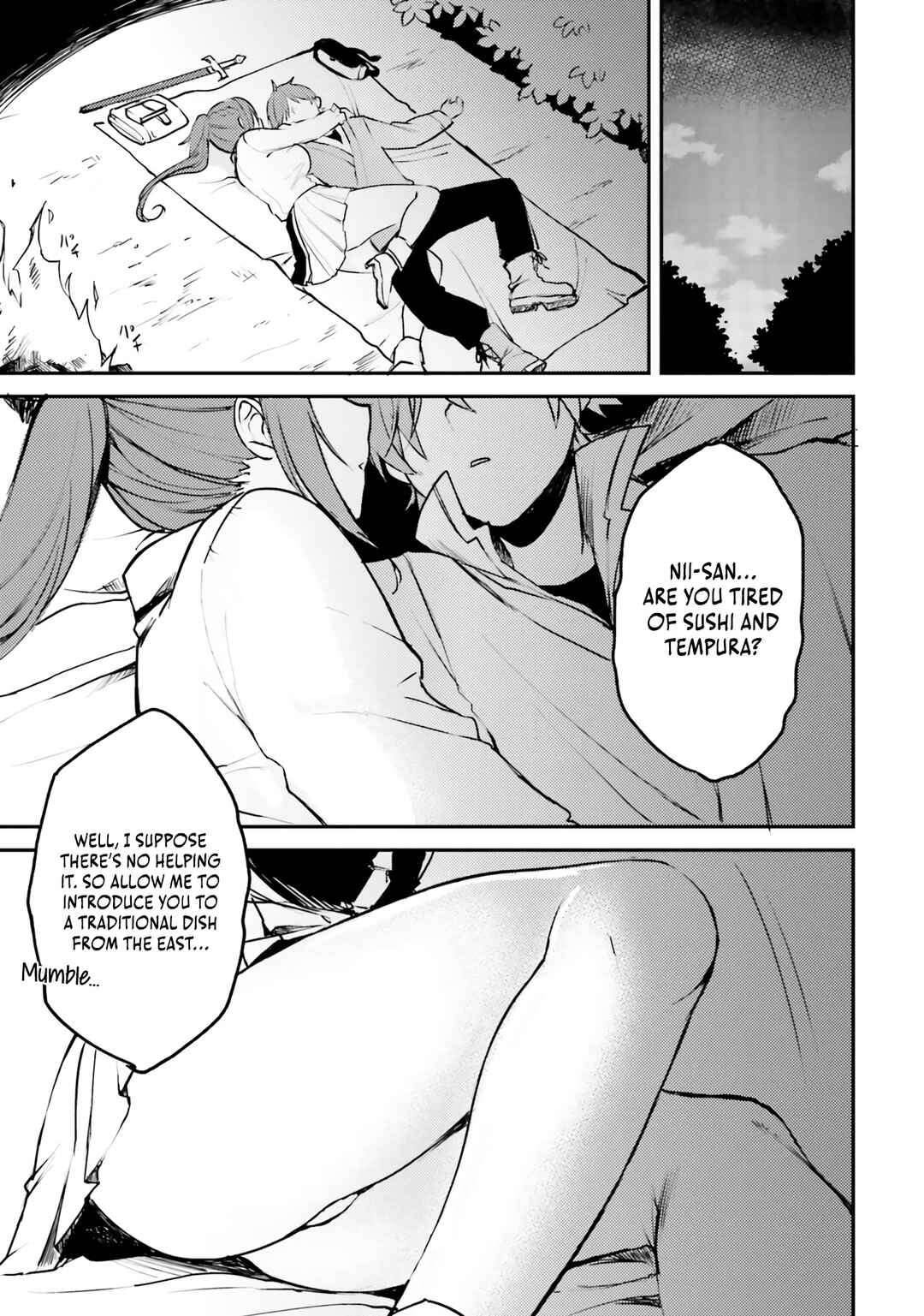 Page 14 Chapter 3 Imouto ga Onna Kishi Gakuen ni Nyuugaku Shitara Naze ka Kyuukoku no Eiyuu ni narimashita. Boku ga.