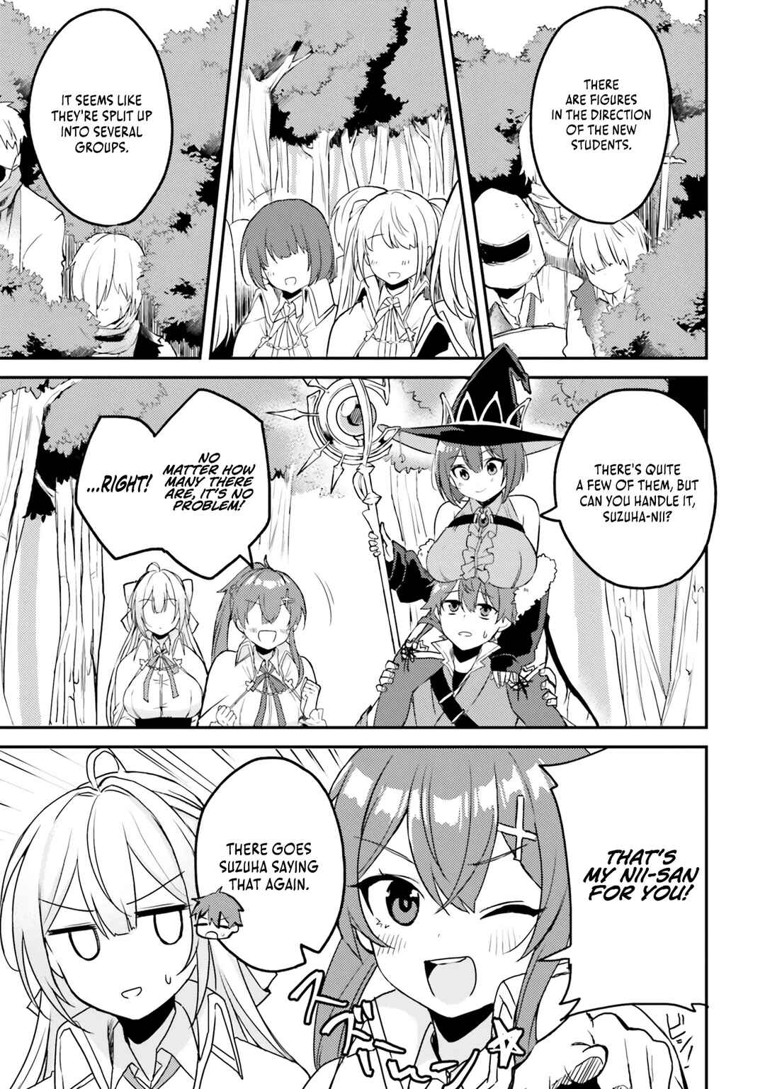 Page 6 Chapter 3 Imouto ga Onna Kishi Gakuen ni Nyuugaku Shitara Naze ka Kyuukoku no Eiyuu ni narimashita. Boku ga.
