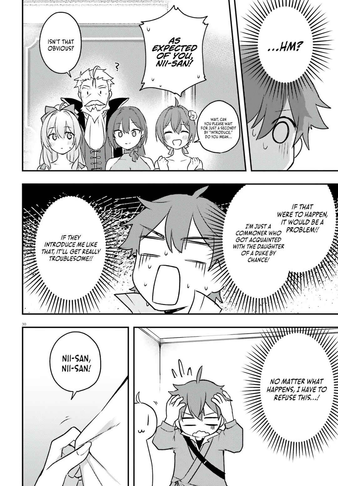 Page 31 Chapter 5 Imouto ga Onna Kishi Gakuen ni Nyuugaku Shitara Naze ka Kyuukoku no Eiyuu ni narimashita. Boku ga.