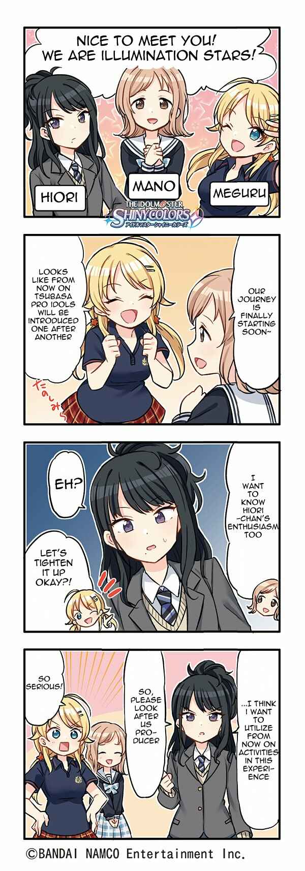 Page 1 Chapter 1 THE iDOLM@STER: Shiny Colors - Shinymas Everyday!