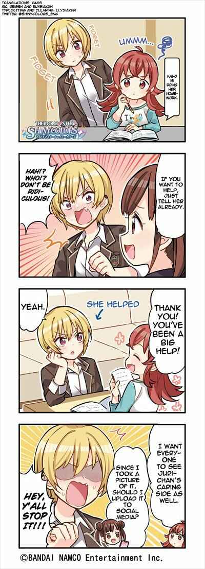 Page 1 Chapter 20 THE iDOLM@STER: Shiny Colors - Shinymas Everyday!