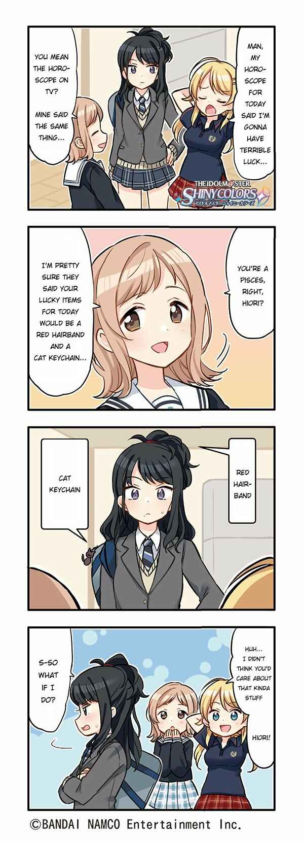 Page 1 Chapter 4 THE iDOLM@STER: Shiny Colors - Shinymas Everyday!