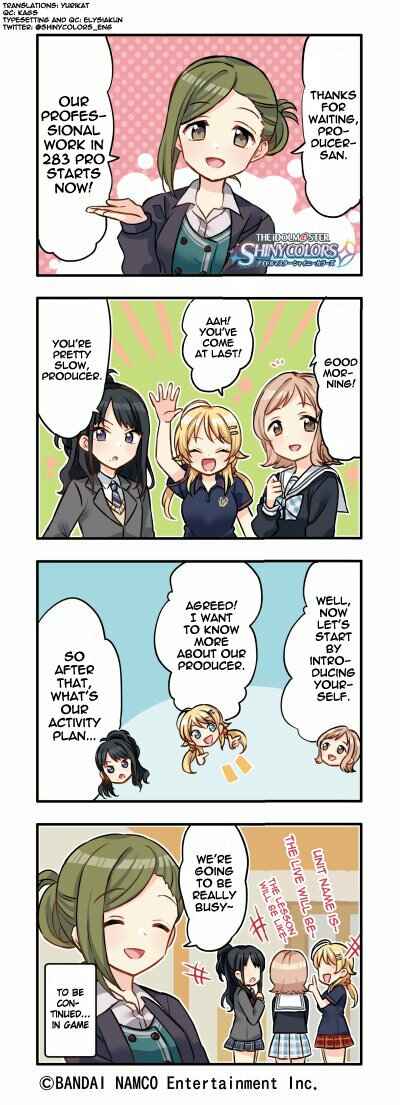 Page 1 Chapter 24 THE iDOLM@STER: Shiny Colors - Shinymas Everyday!