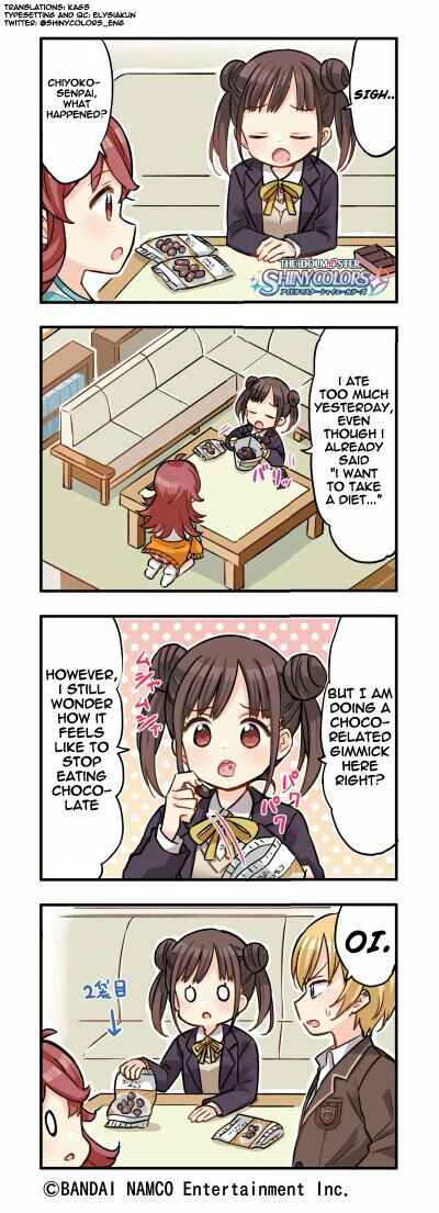 Page 1 Chapter 19 THE iDOLM@STER: Shiny Colors - Shinymas Everyday!