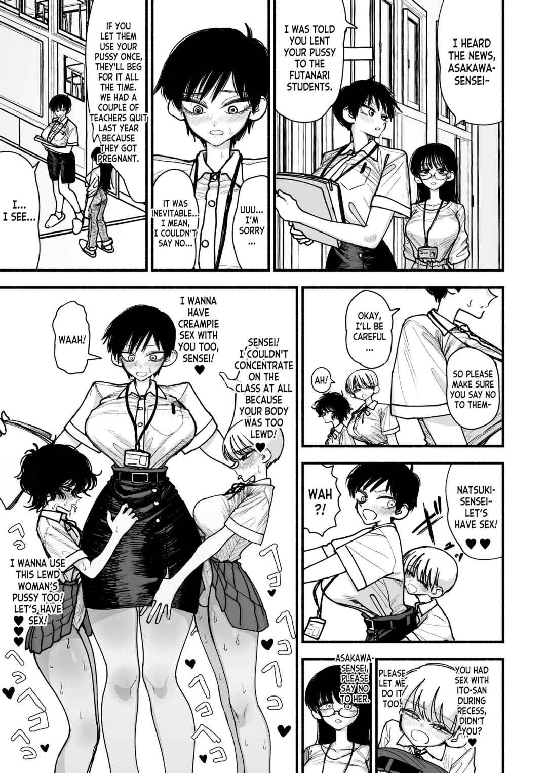 Page 21 Chapter Unknown_345e Futanari Joshikou no Onaho ~Itsudemo Sex Sasete Kureru Kiyowa de Yasashii Koushinchou Kyonyuu Sensei~
