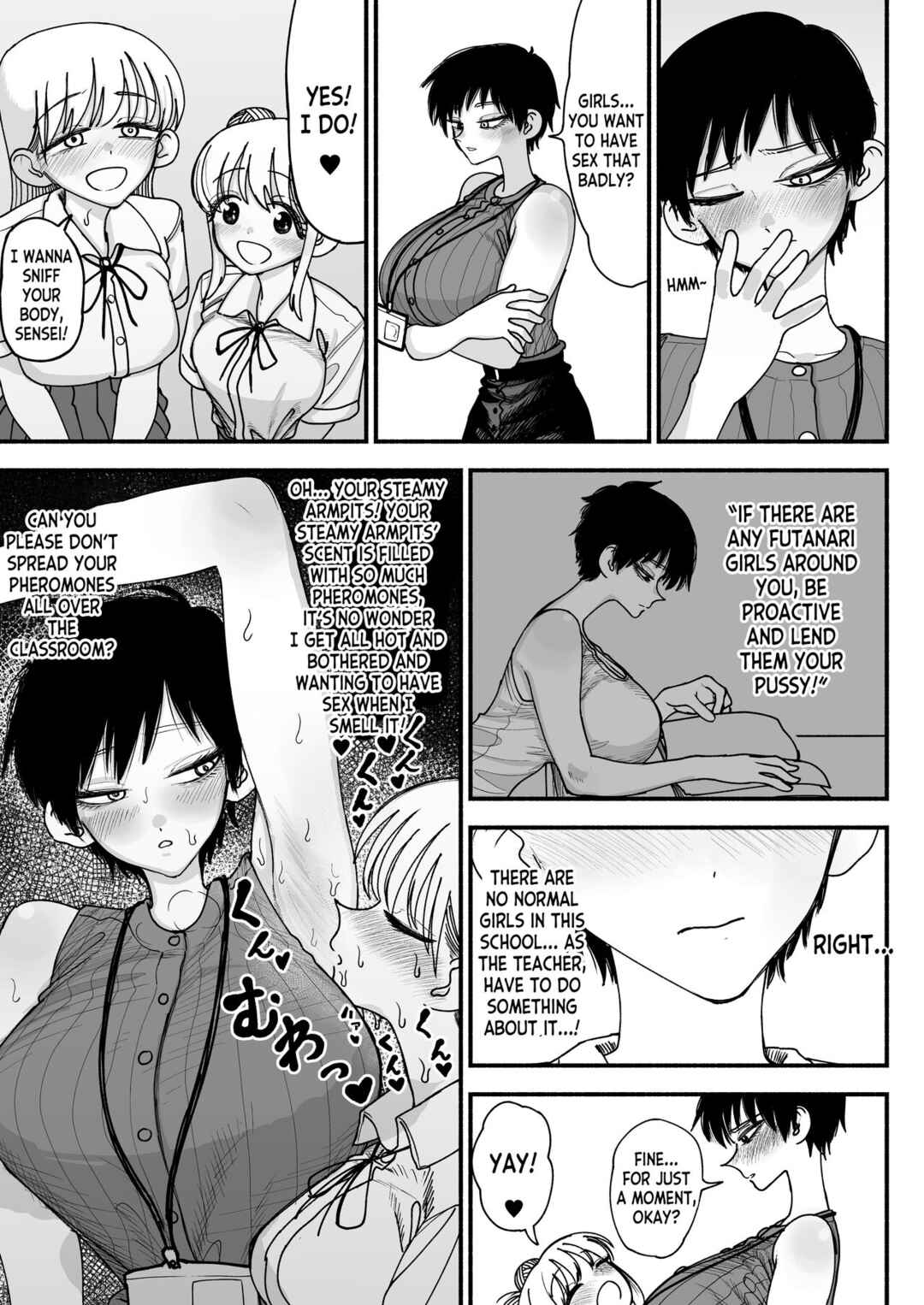 Page 31 Chapter Unknown_345e Futanari Joshikou no Onaho ~Itsudemo Sex Sasete Kureru Kiyowa de Yasashii Koushinchou Kyonyuu Sensei~