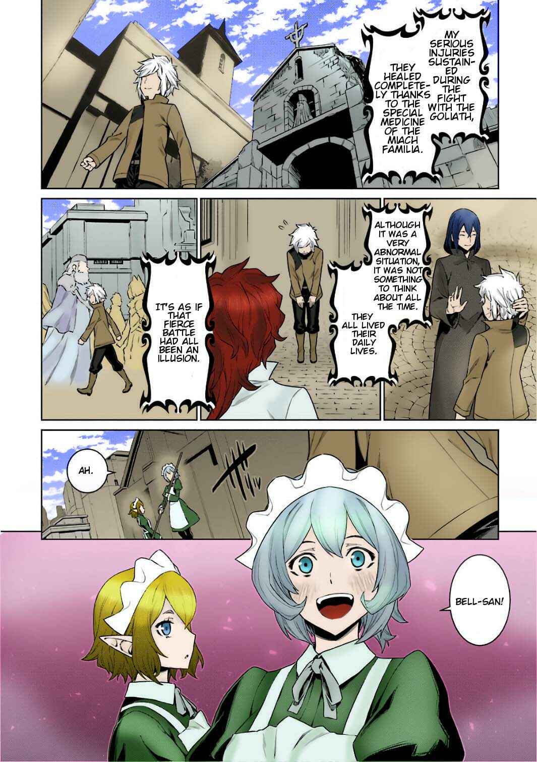 Page 11 Chapter 85 Dungeon ni Deai o Motomeru no wa Machigatte Iru Darou ka (Fan Colored)