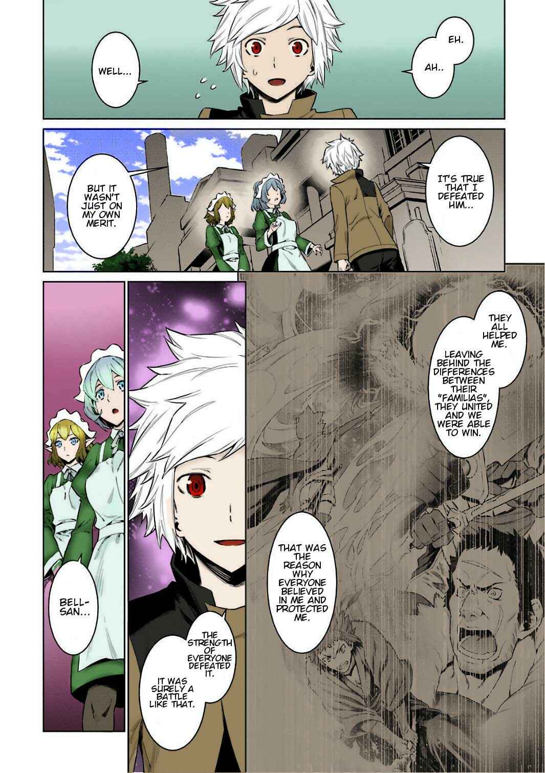 Page 13 Chapter 85 Dungeon ni Deai o Motomeru no wa Machigatte Iru Darou ka (Fan Colored)
