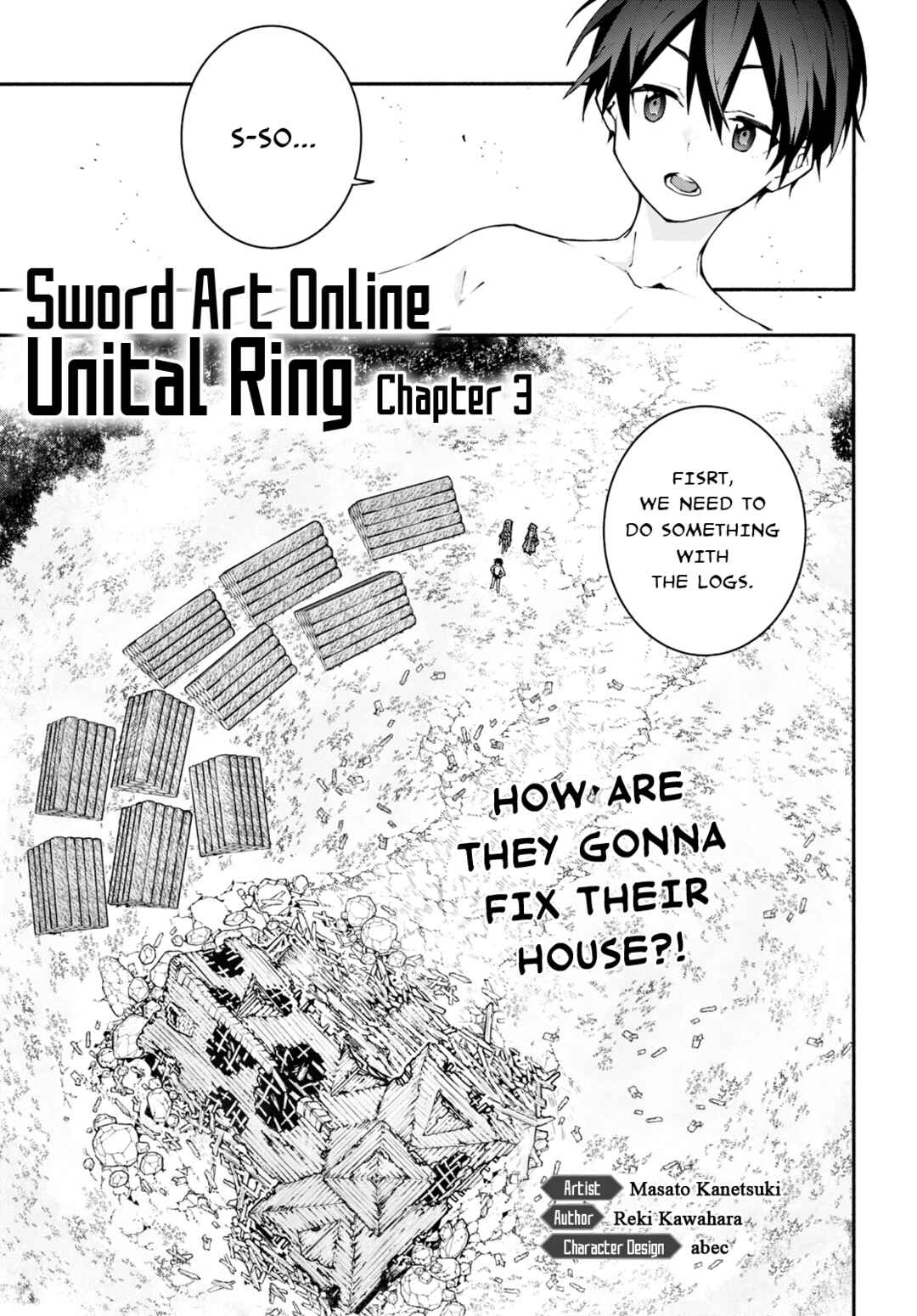 Page 1 Chapter 3 Sword Art Online: Unital Ring