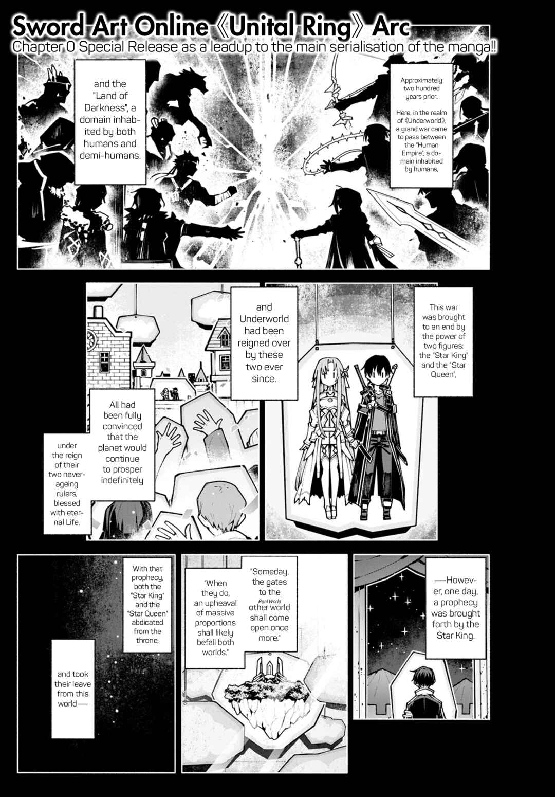 Page 1 Chapter 0 Sword Art Online: Unital Ring