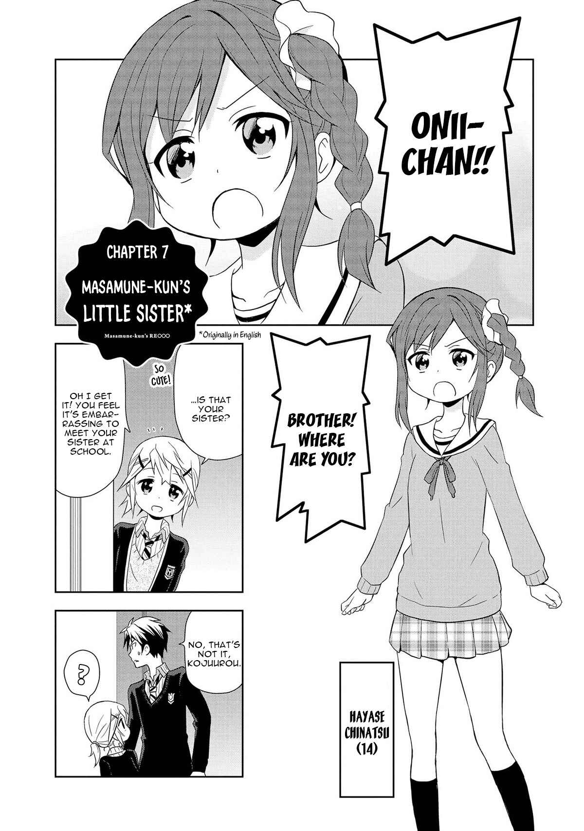 Page 3 Chapter 7 Masamune-kun no Re○○○