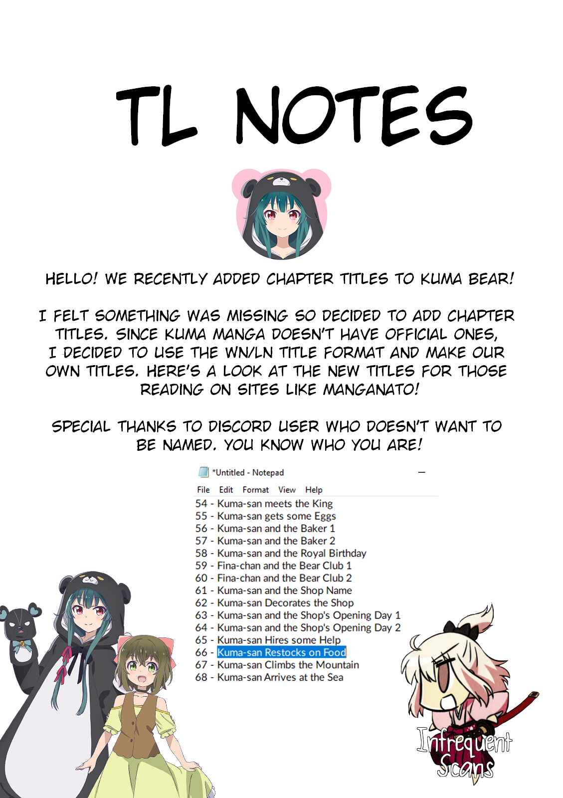 Page 15 Chapter 67 Kuma Kuma Kuma Bear