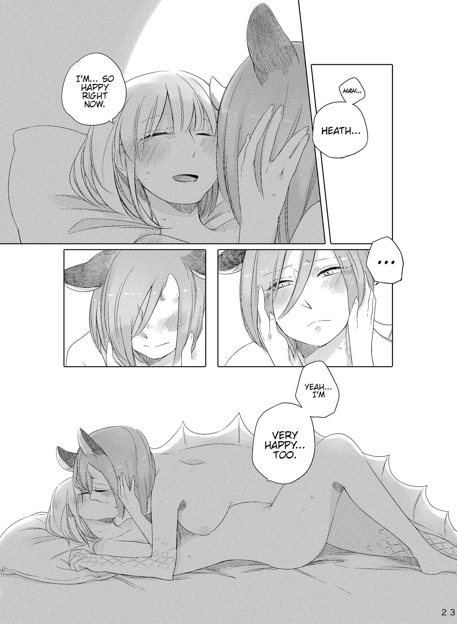 Page 22 Chapter Unknown_aaad Bocchi Kaibutsu to Moumoku Shoujo - Bougainvillea no Saku Yoru ni (Doujinshi)