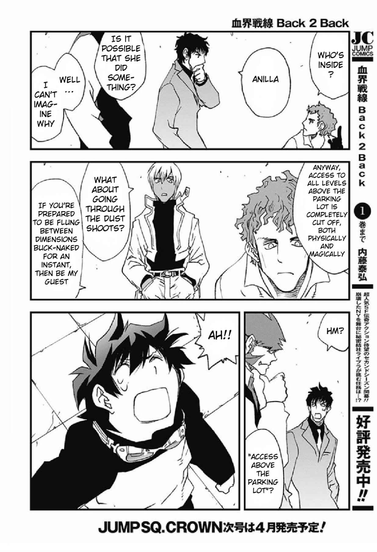 Page 46 Chapter 5 Kekkai Sensen: Back 2 Back