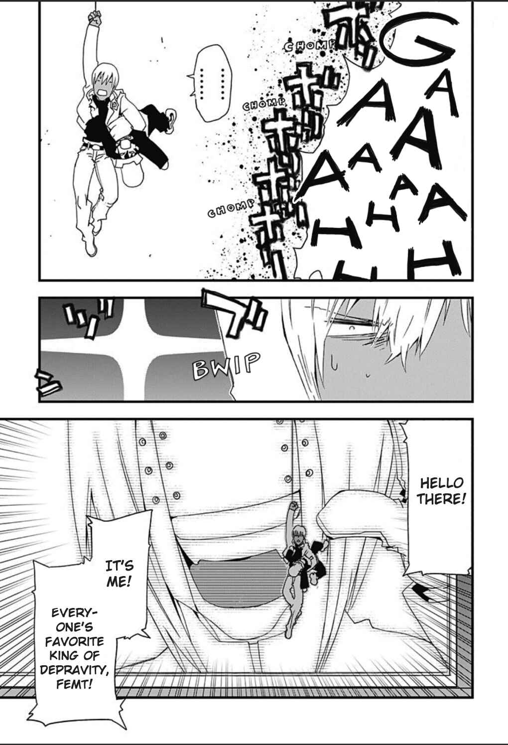 Page 6 Chapter 3 Kekkai Sensen: Back 2 Back