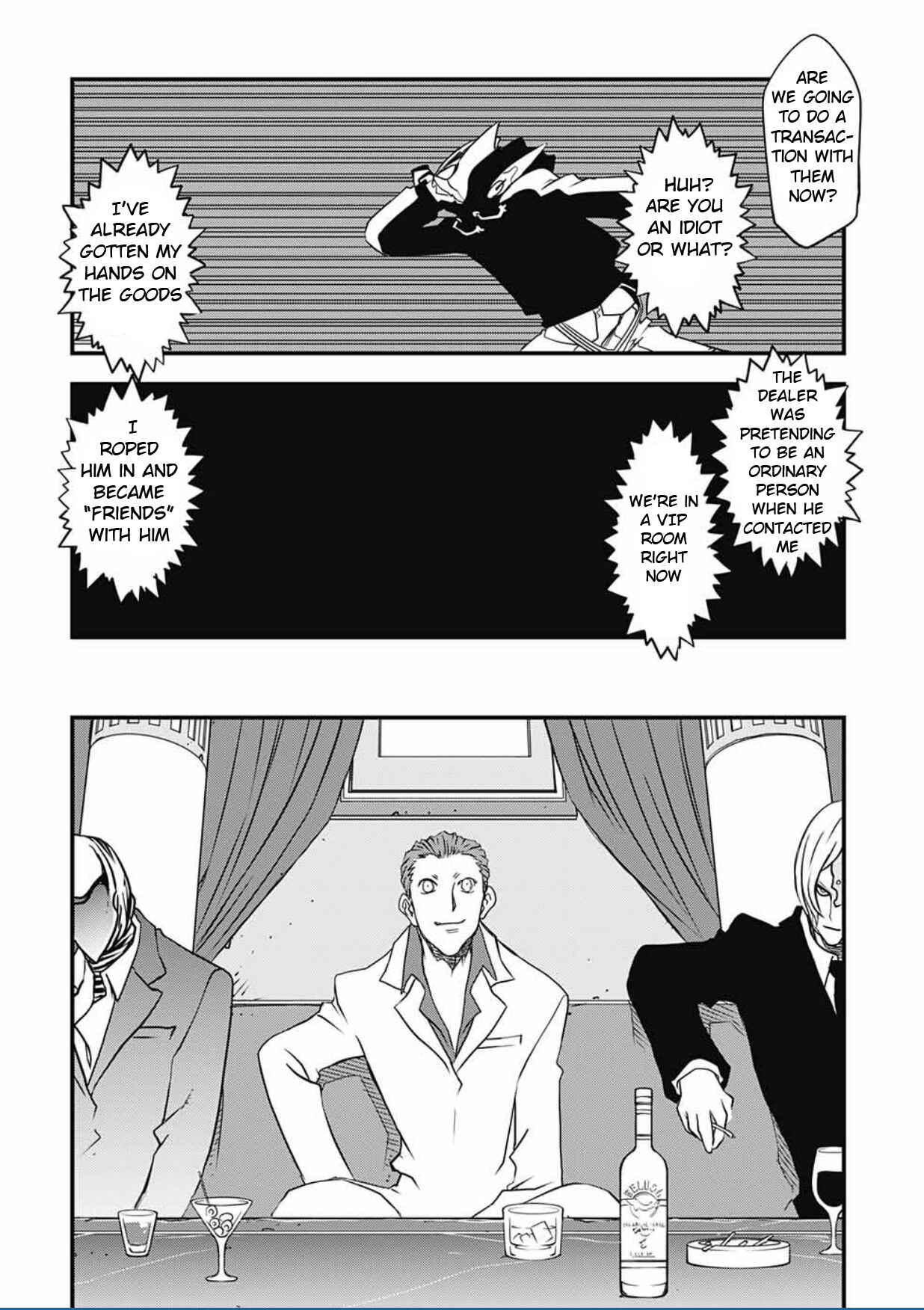 Page 55 Chapter 11 Kekkai Sensen: Back 2 Back