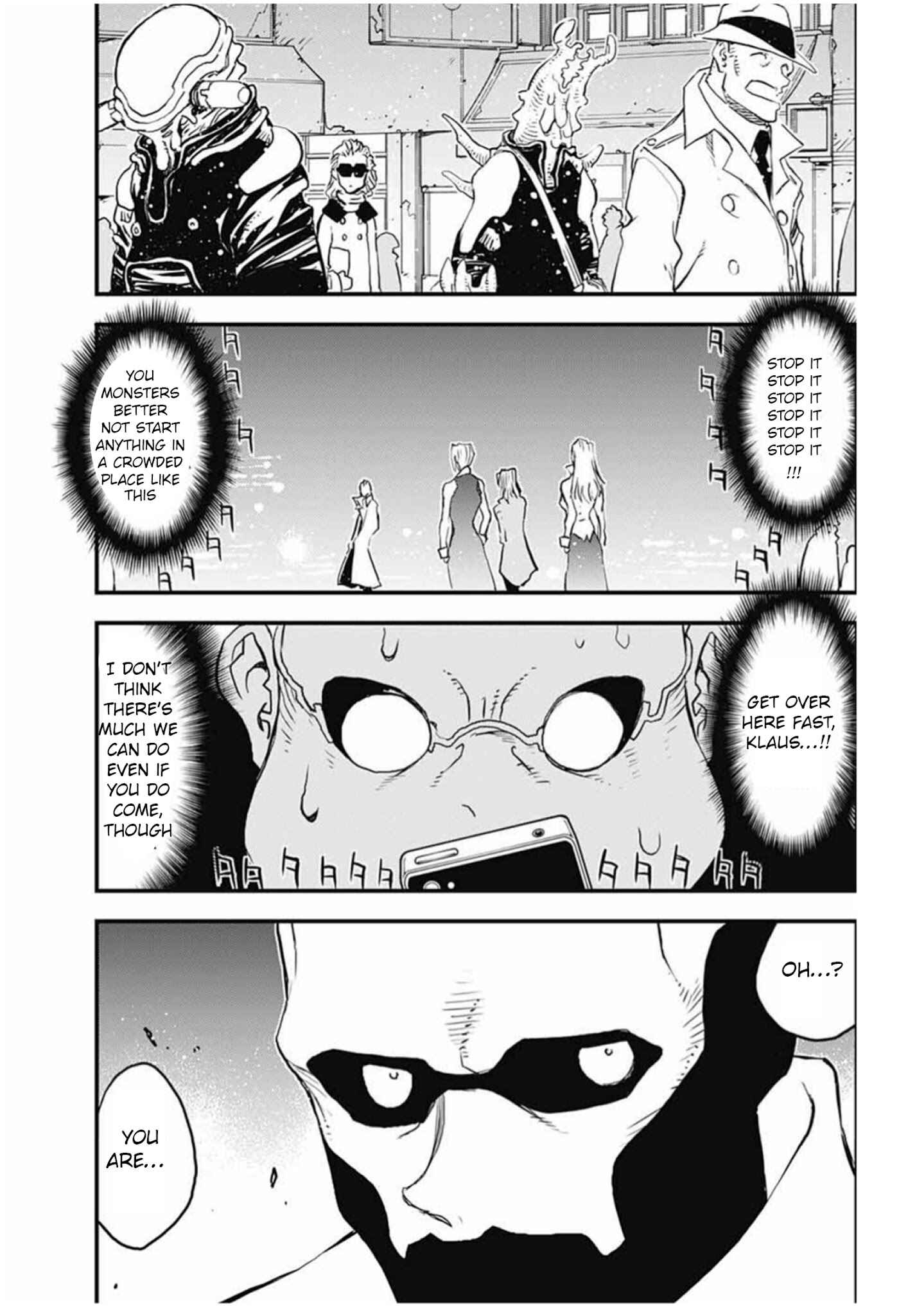 Page 38 Chapter 10 Kekkai Sensen: Back 2 Back