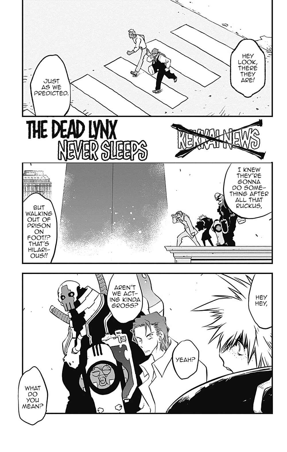 Page 1 Chapter 30.5 Kekkai Sensen: Back 2 Back