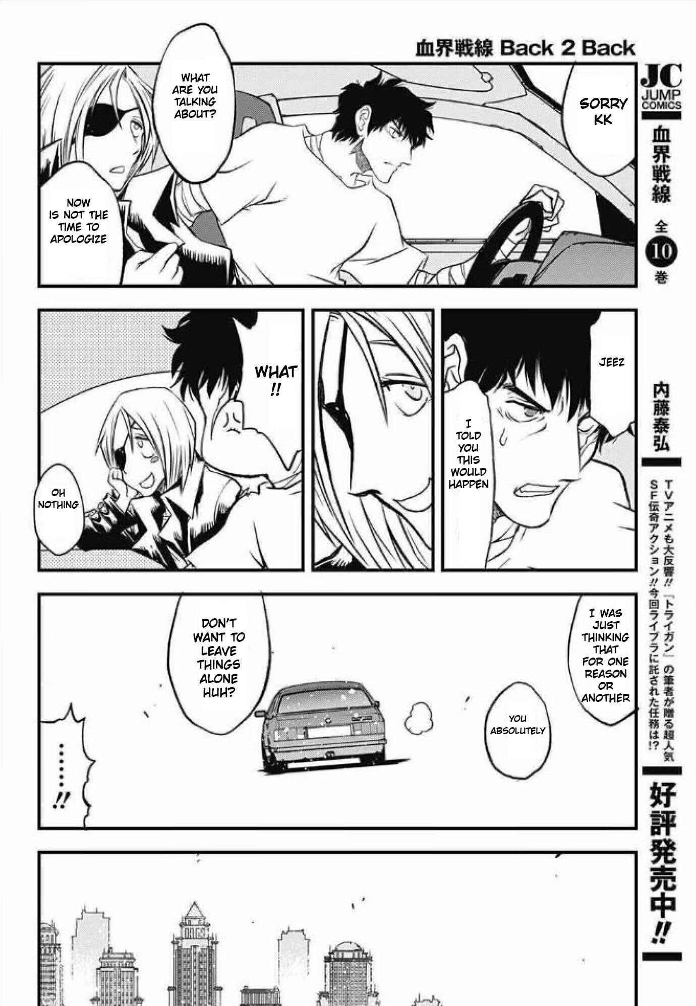 Page 57 Chapter 26 Kekkai Sensen: Back 2 Back
