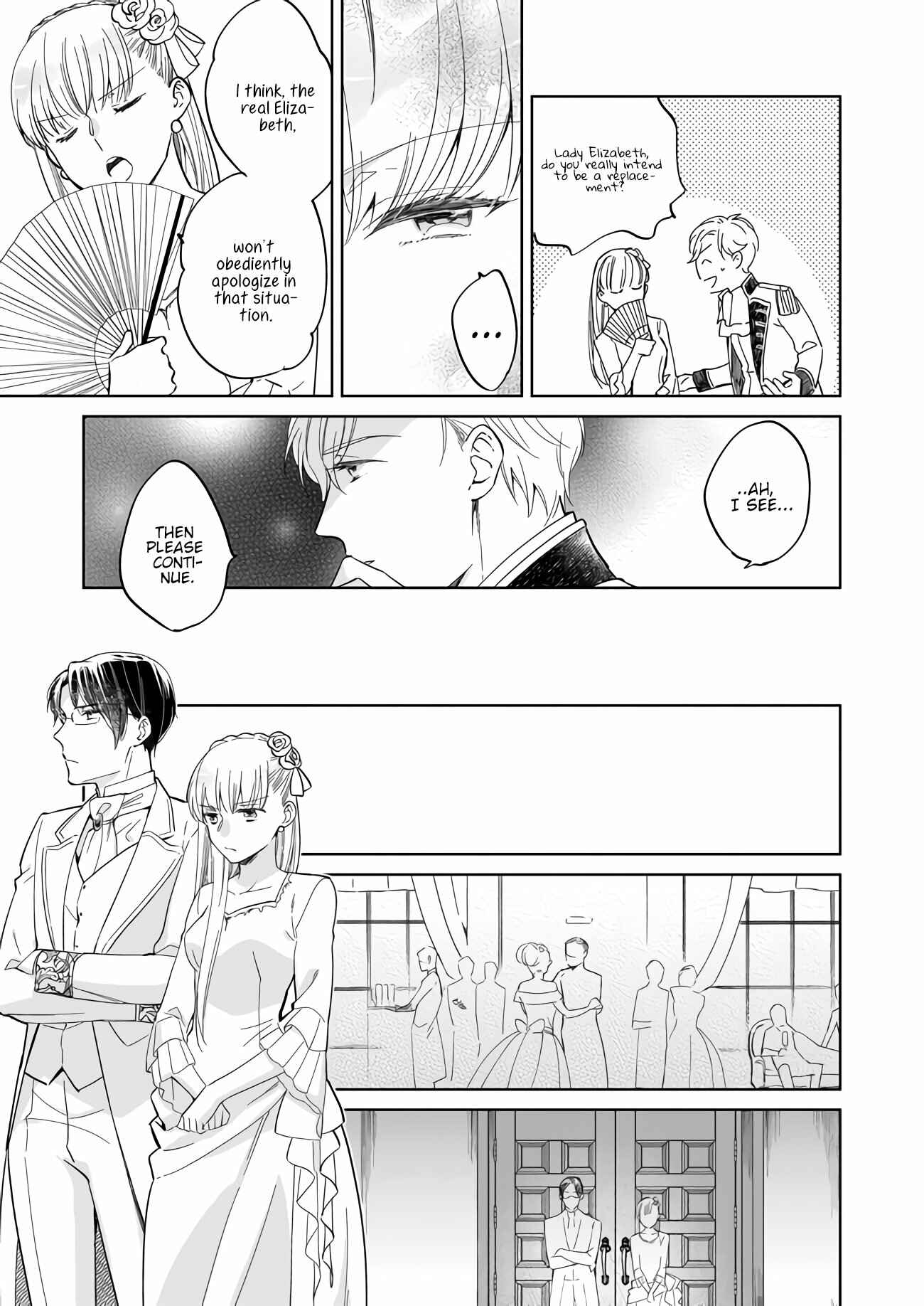 Page 8 Chapter 1.2 Reijou Elizabeth no Kareinaru Migawari Seikatsu