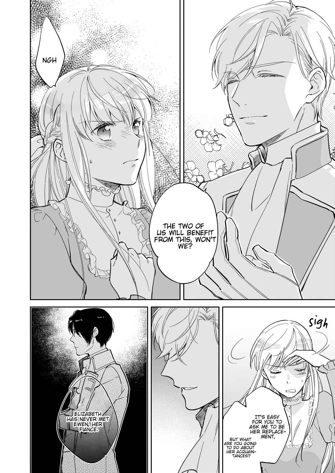Page 14 Chapter 1.1 Reijou Elizabeth no Kareinaru Migawari Seikatsu