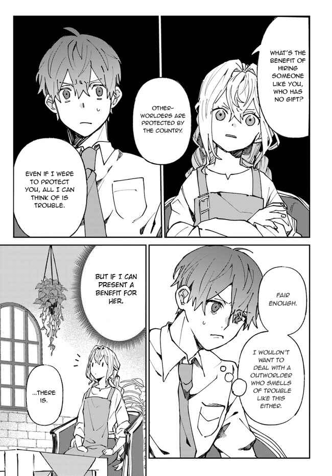 Page 9 Chapter 2 Kirawaremono no Tenisha wa, Demodotta Isekai de Dekiaisareru
