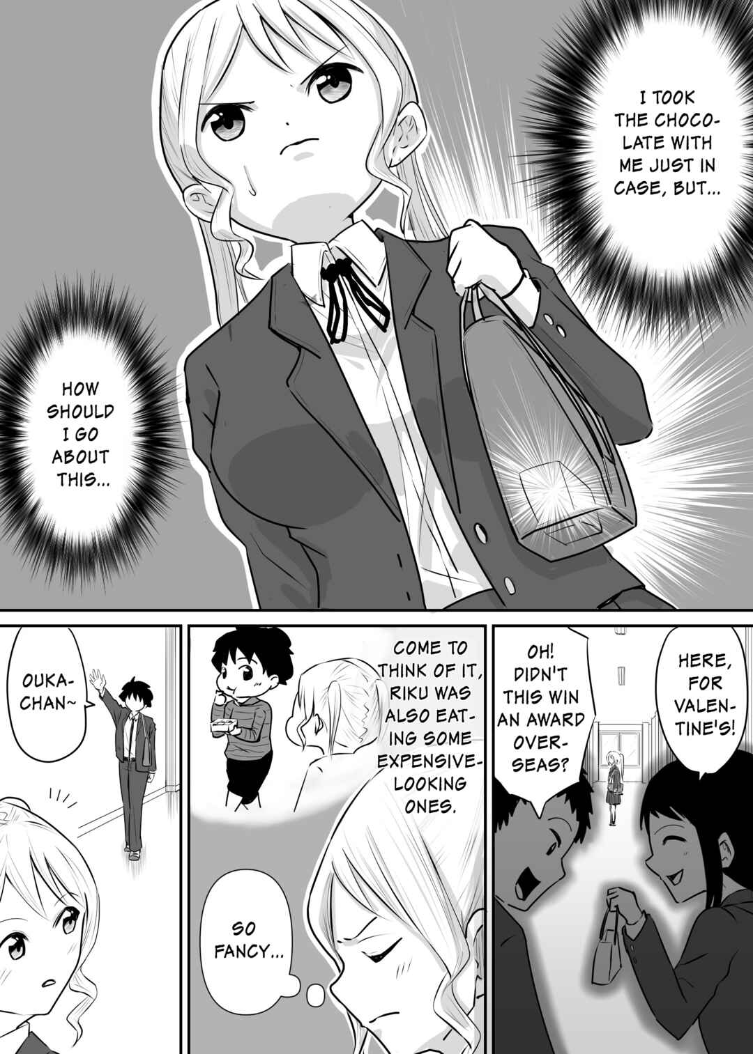 Page 1 Chapter 2 I Cant Give You the Valentines Day Chocolate I Made!