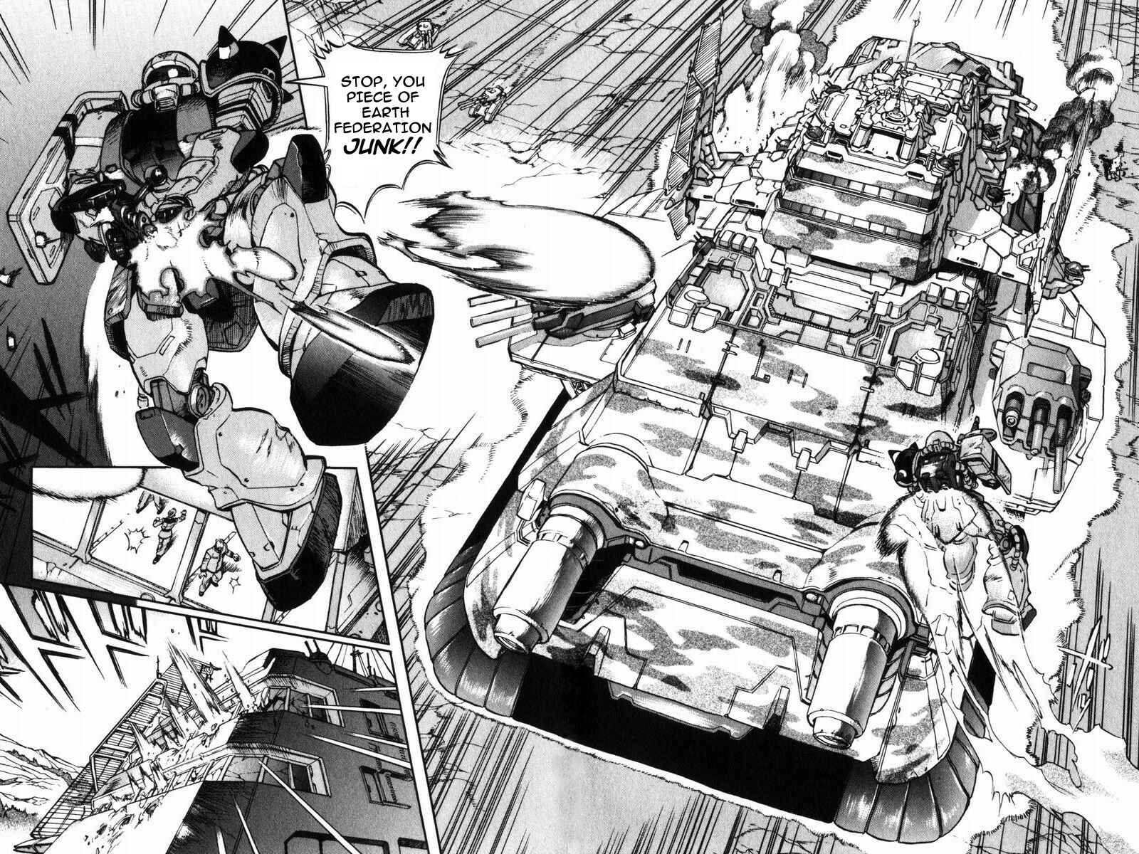Page 2 Chapter 2 Mobile Suit Gundam Report REBELLION: Lost War Chronicles
