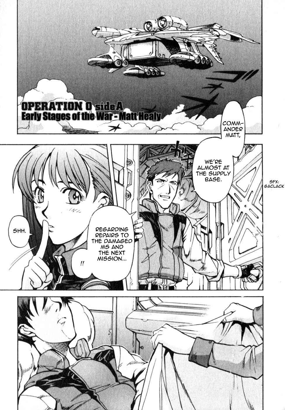 Page 1 Chapter 0.1 Mobile Suit Gundam Report REBELLION: Lost War Chronicles