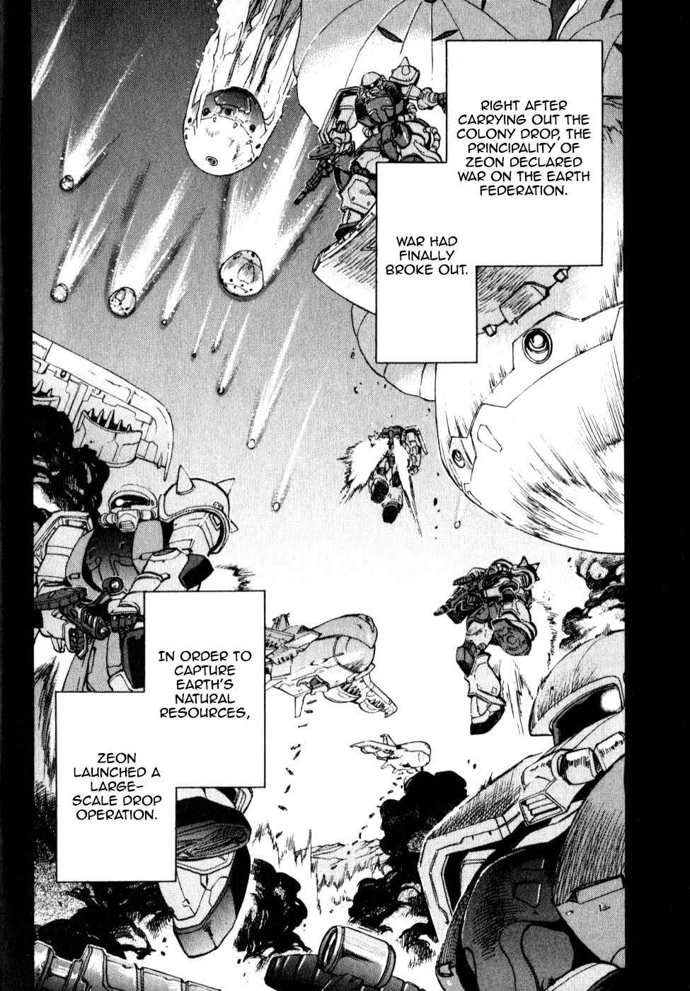 Page 21 Chapter 0.1 Mobile Suit Gundam Report REBELLION: Lost War Chronicles